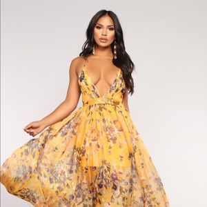 Floral Garden maxi dress